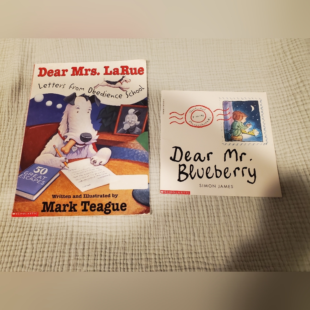 Dear Mrs. LaRue and Dear Mr. Blueberry Books 2 Childrens Picture Books